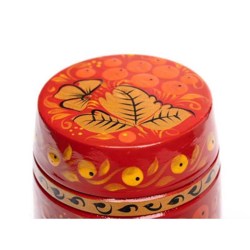 MS-K1-PG-07 Погремушка бочонок, малая, 1 категория, Мастерская Сереброва