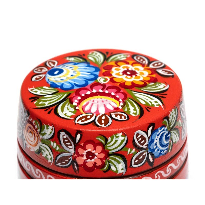 MS-K1-PG-08 Погремушка бочонок, средняя, 1 категория, Мастерская Сереброва