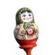 MS-K1-PG-11 Погремушка матрешка, средняя, 1 категория, Мастерская Сереброва