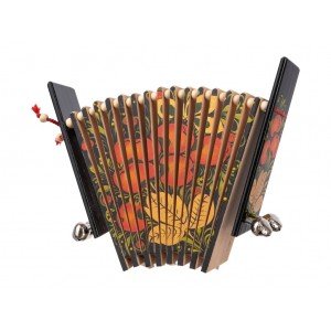 MS-K1-TR-04 Трещотка пластинчатая «малютка», с бубенцами, 1 категория, Мастерская Сереброва MS-K1-TR-04 Трещотка пластинчатая «малютка», с бубенцами, 1 категория, Мастерская Сереброва