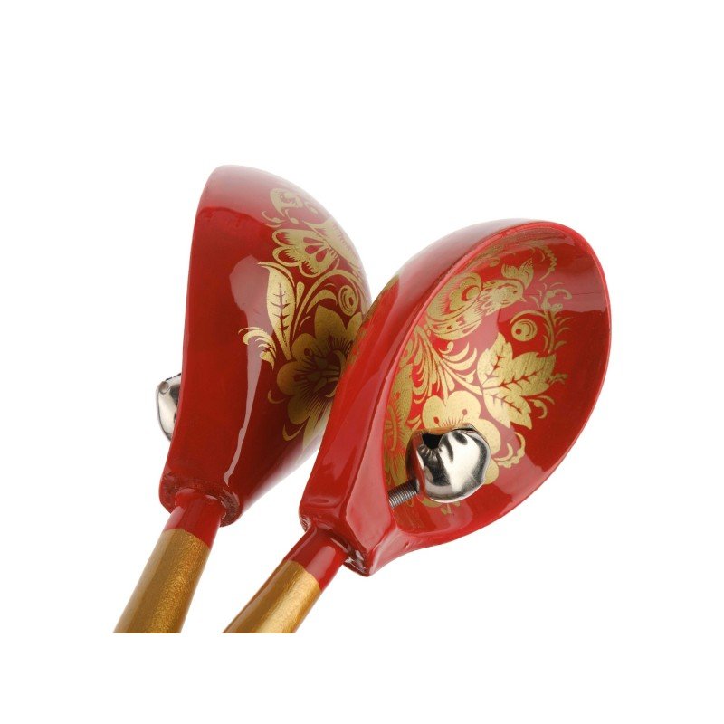 MS-K2-LZ-05 Ложки в станке с бубенцами, Мастерская Сереброва