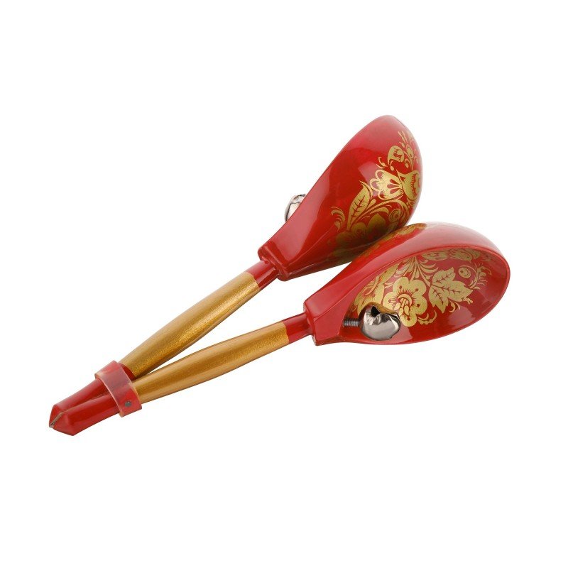 MS-K2-LZ-05 Ложки в станке с бубенцами, Мастерская Сереброва