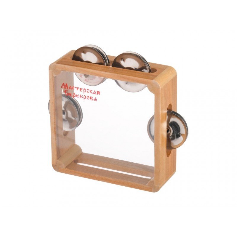 MS-RZ-BB-02 Бубен из массива березы с натяжкой д.15см, Мастерская Сереброва