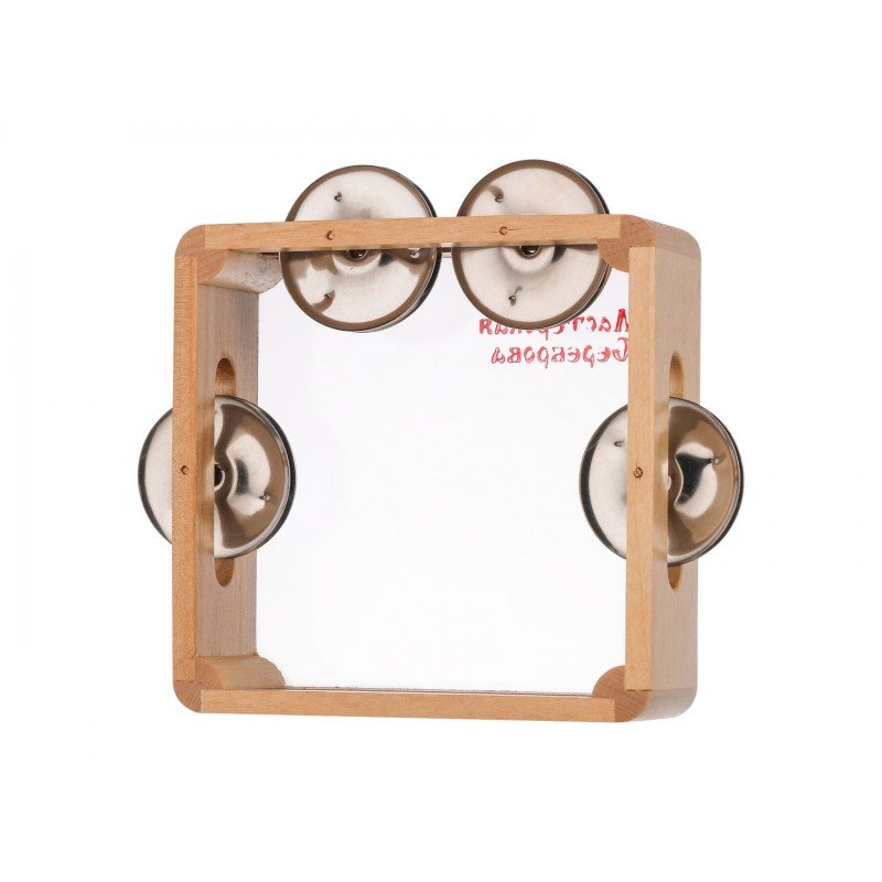 MS-RZ-BB-02 Бубен из массива березы с натяжкой д.15см, Мастерская Сереброва