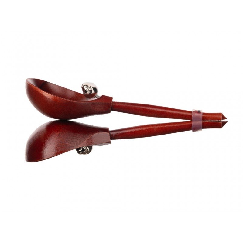 MS-T1-LZ-05 Ложки в станке с бубенцами, тонировка, 1 категория, Мастерская Сереброва