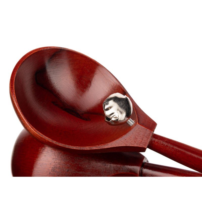 MS-T1-LZ-05 Ложки в станке с бубенцами, тонировка, 1 категория, Мастерская Сереброва