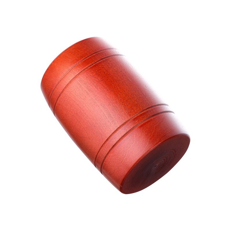 MS-T1-PG-07 Погремушка бочонок, малая, тонировка, 1 категория, Мастерская Сереброва