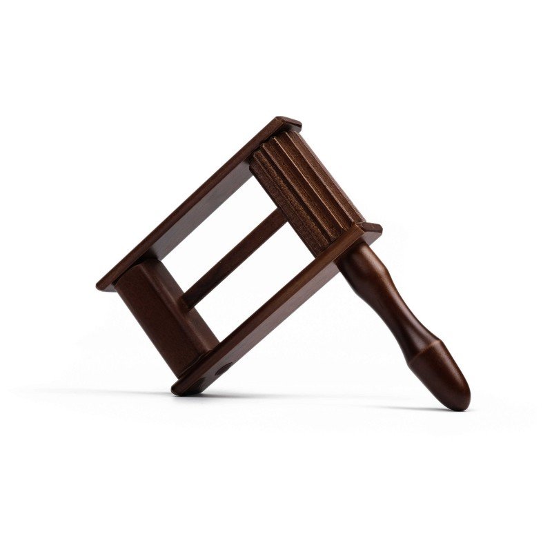 MS-T2-TR-01 Трещотка круговая, тонированная, Мастерская Сереброва