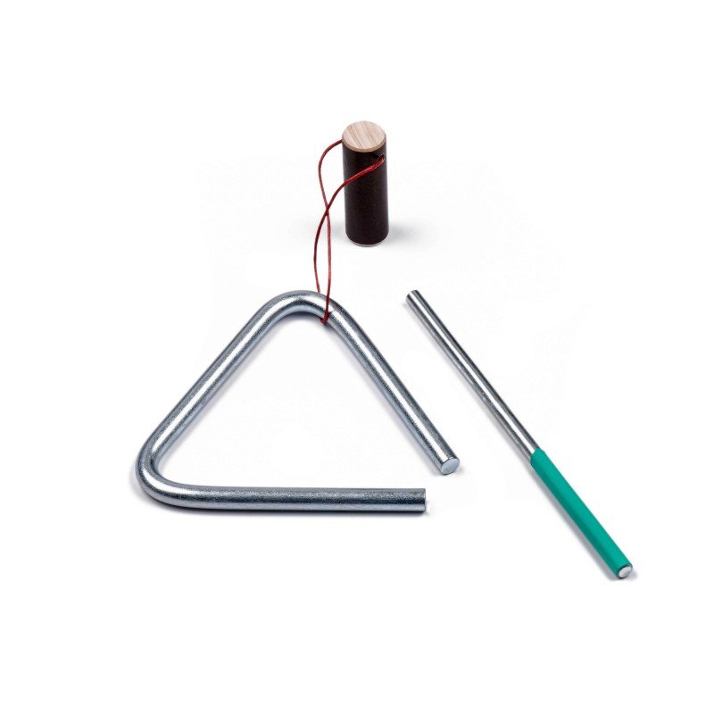 MS-ZH-TR-810 Треугольник с палочкой, 10см, Мастерская Сереброва