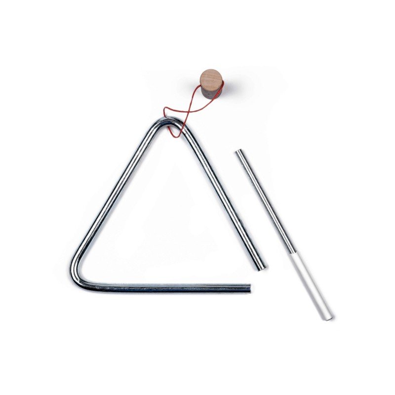 MS-ZH-TR-812 Треугольник с палочкой, 12см, Мастерская Сереброва