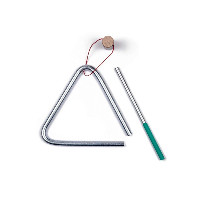 MS-ZH-TR-814 Треугольник с палочкой, 14см, Мастерская Сереброва