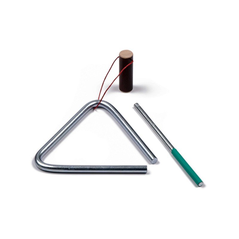 MS-ZH-TR-814 Треугольник с палочкой, 14см, Мастерская Сереброва