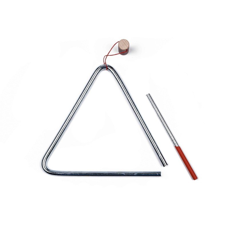 MS-ZH-TR-818 Треугольник с палочкой, 18см, Мастерская Сереброва