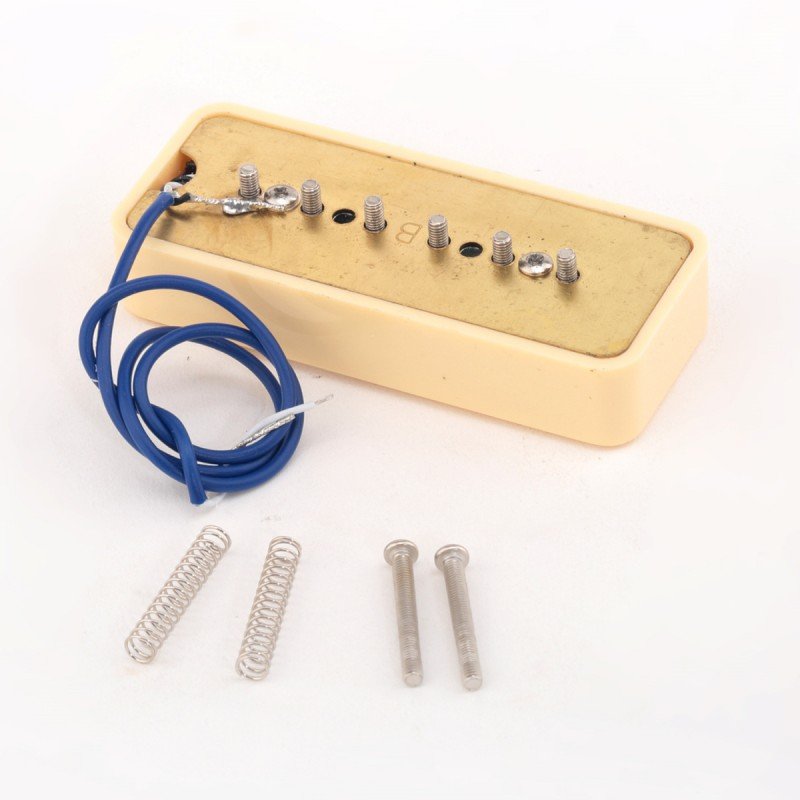 MX1256 Звукосниматель магнитный сингл, для LP SG, бриджевый, кремовый, Musiclily