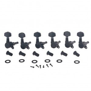 MX1368BK-6 Колки для гитары, 6л, локовые, черные, Musiclily MX1368BK-6 Колки для гитары, 6л, локовые, черные, Musiclily