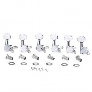 MX1368CR-6 Колки для гитары, 6л, локовые, хром, Musiclily MX1368CR-6 Колки для гитары, 6л, локовые, хром, Musiclily