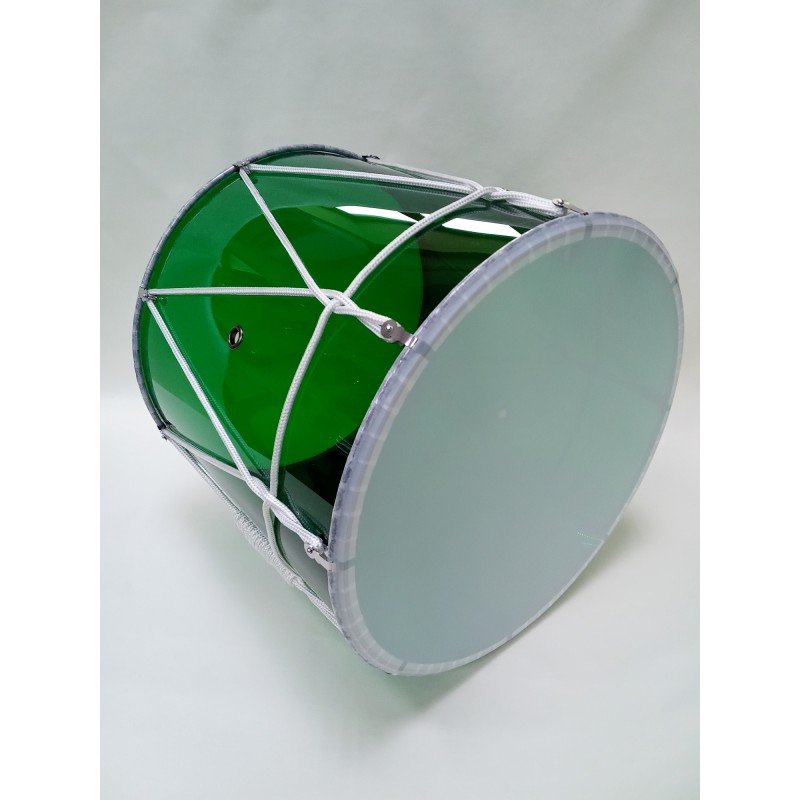 MZ-B13GplexKW-M Барабан кавказский 13", со звукоснимателем, зеленый прозрачный в чехле, MEZZO