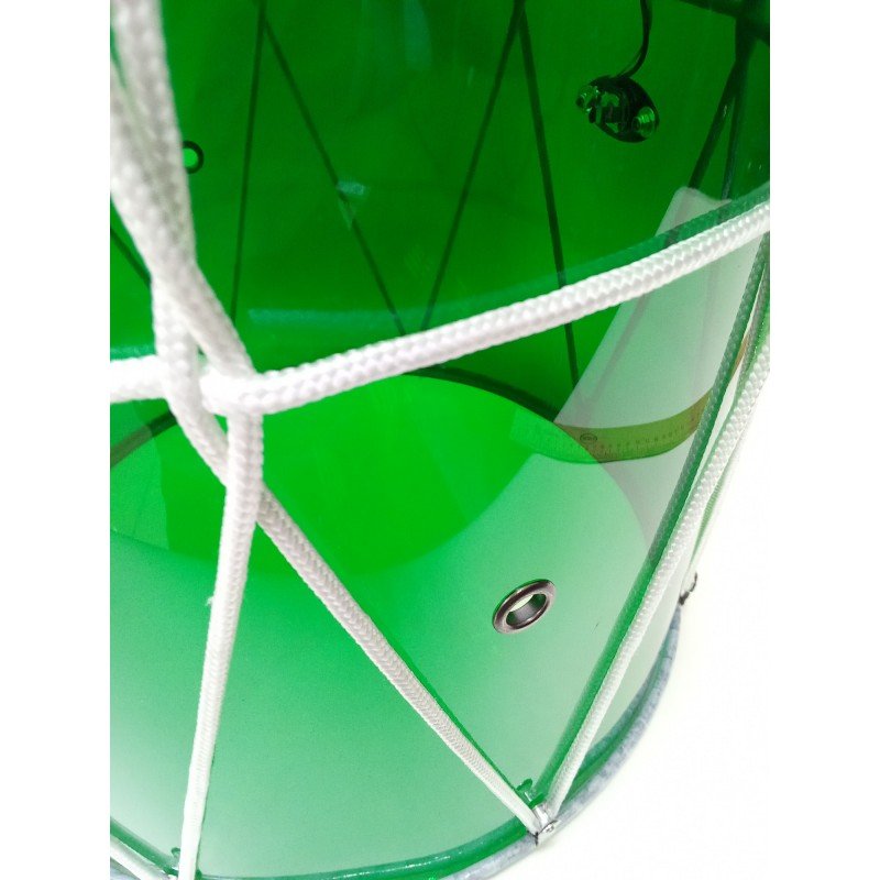 MZ-B13GplexKW-M Барабан кавказский 13", со звукоснимателем, зеленый прозрачный в чехле, MEZZO