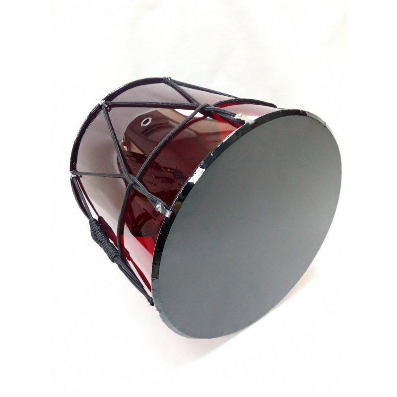 MZ-B13RplexKB-M Барабан кавказский 13", со звукоснимателем, красный прозрачный в чехле, MEZZO