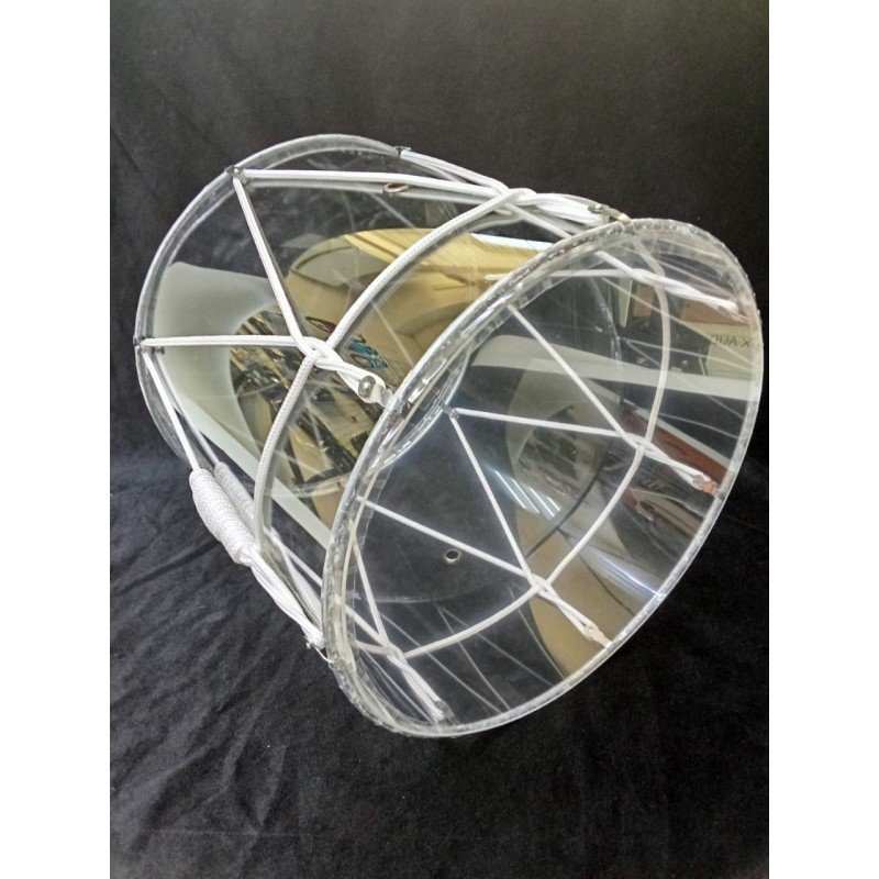 MZ-B34plexK Барабан кавказский 13,5", плексиглас, прозрачный, с чехлом, MEZZO
