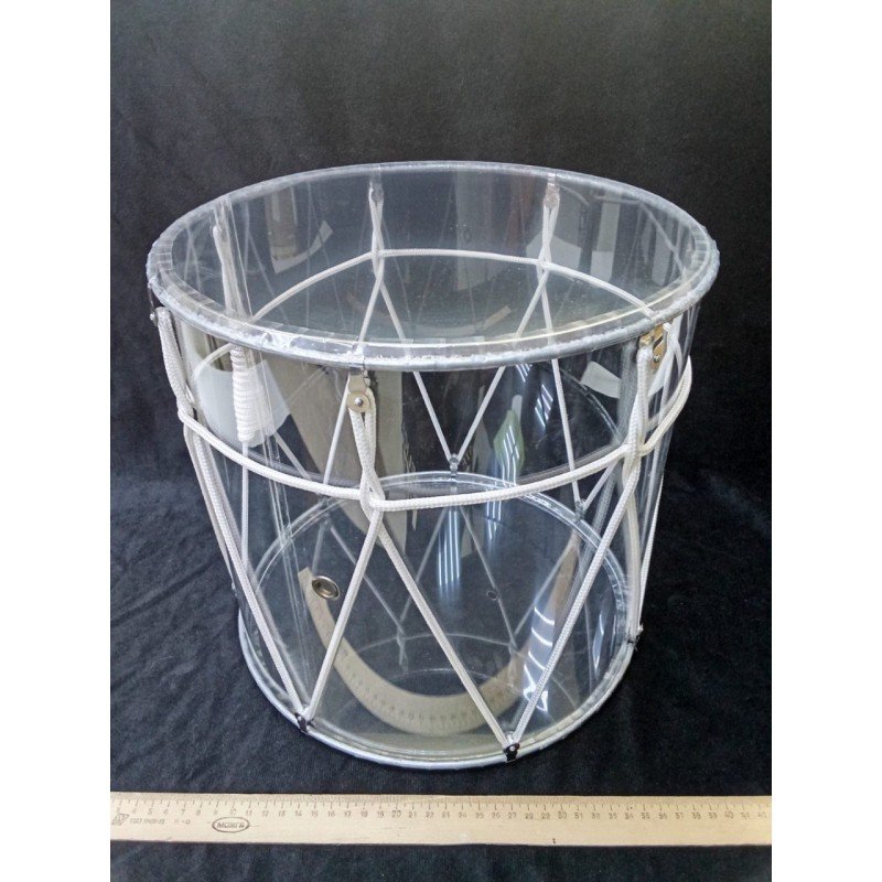 MZ-B34plexK Барабан кавказский 13,5", плексиглас, прозрачный, с чехлом, MEZZO