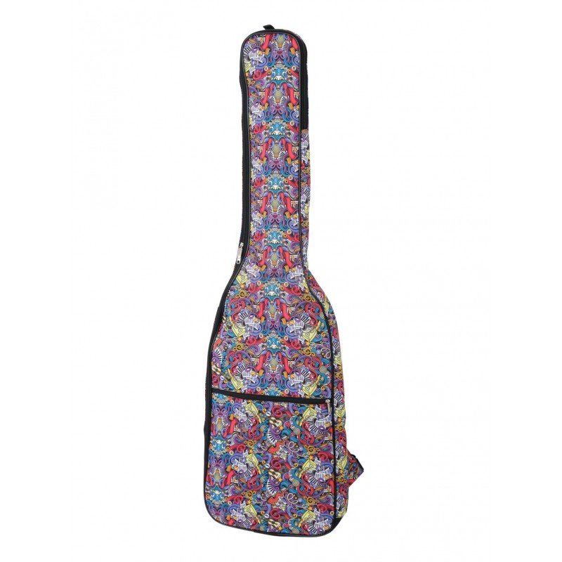 MZ-ChGB-2muz Чехол для бас-гитары, ткань "Музыка", MEZZO