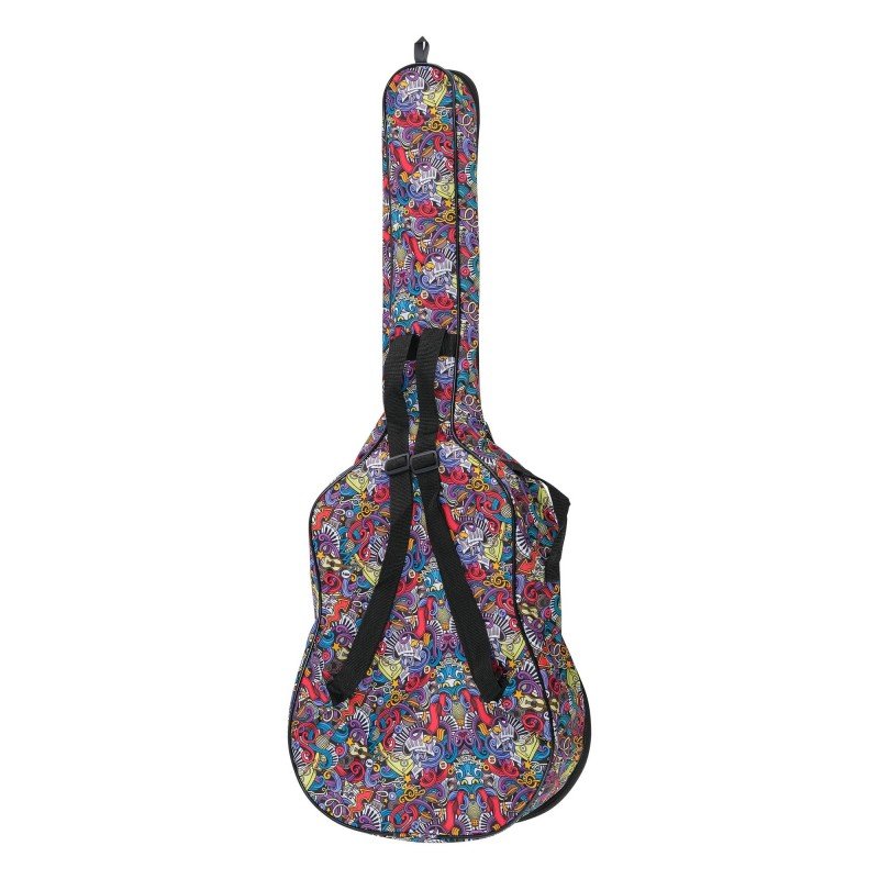 MZ-ChGC-1/1muz Чехол для классической гитары, ткань "музыка", MEZZO
