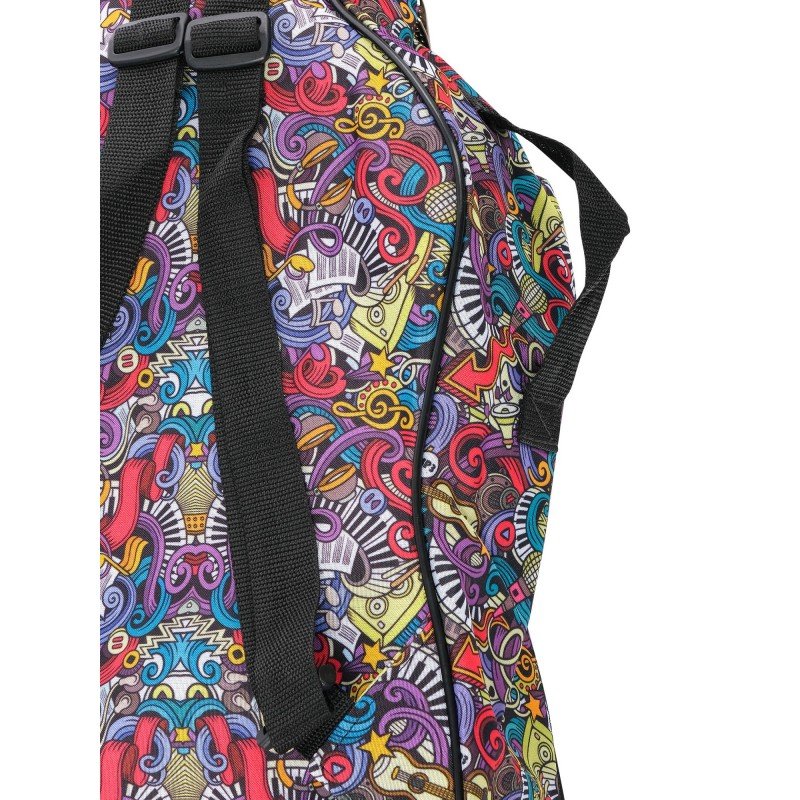 MZ-ChGC-1/1muz Чехол для классической гитары, ткань "музыка", MEZZO