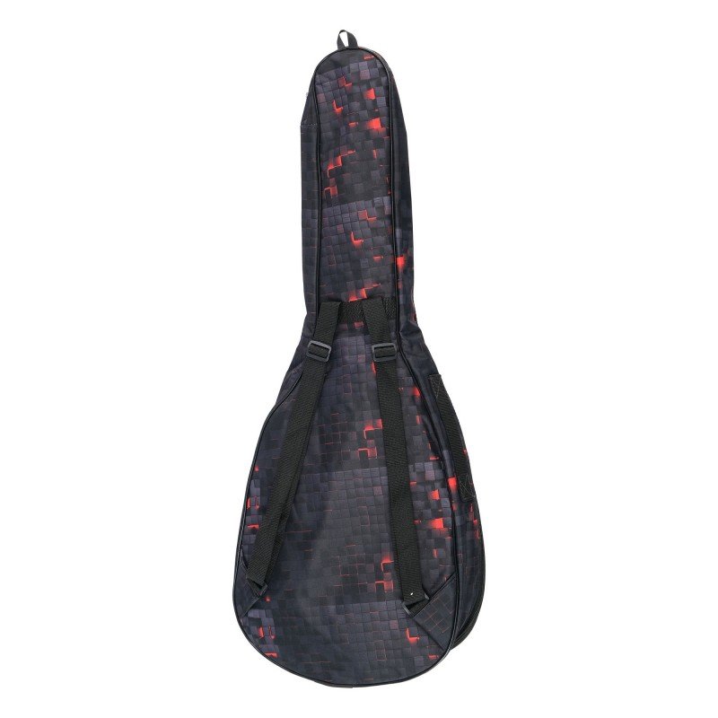 MZ-ChGC-3/4fire Чехол для классической гитары размером 3/4, ткань Камин, MEZZO