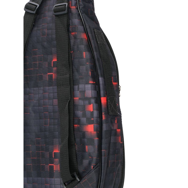 MZ-ChGC-3/4fire Чехол для классической гитары размером 3/4, ткань Камин, MEZZO