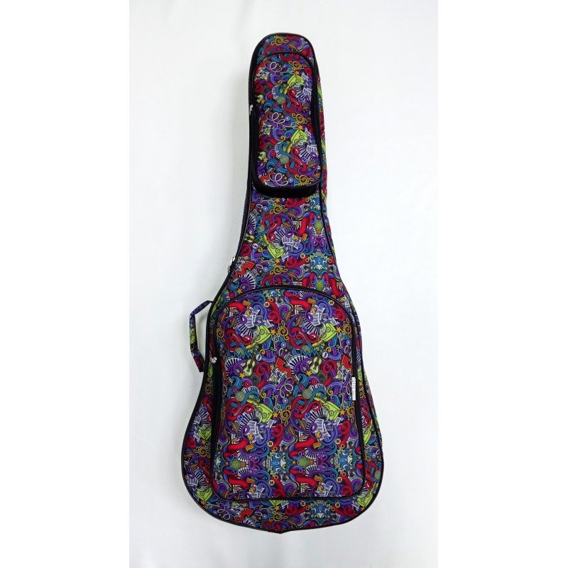 MZ-ChGC-3muz Чехол для классической гитары, ткань "музыка", MEZZO