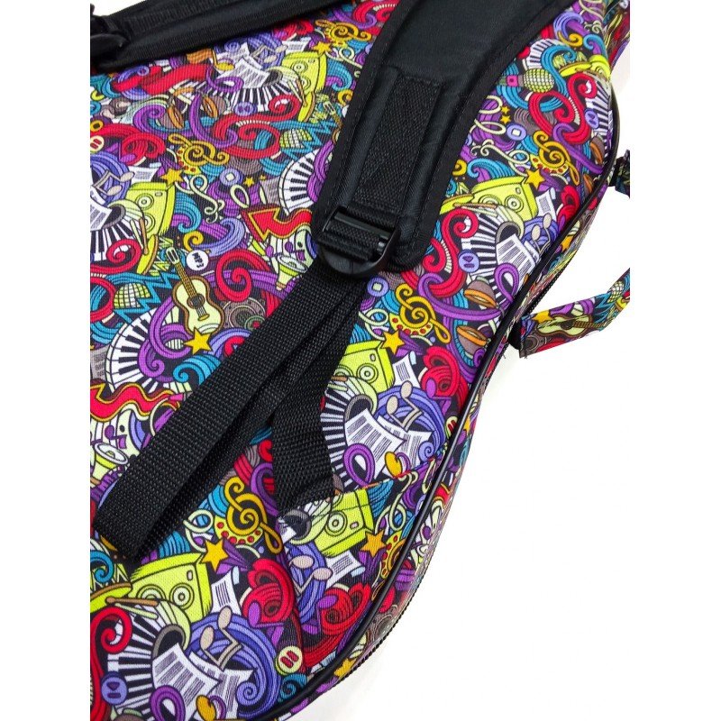 MZ-ChGC-3muz Чехол для классической гитары, ткань "музыка", MEZZO