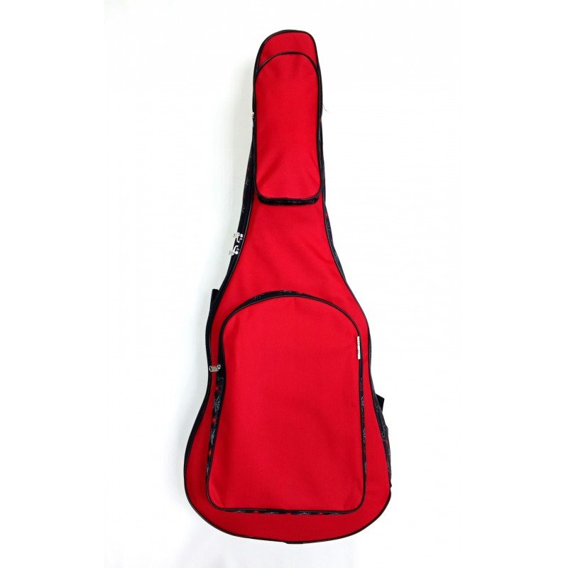MZ-ChGC-3red/sp Чехол для классической гитары, красный/"паучки", MEZZO