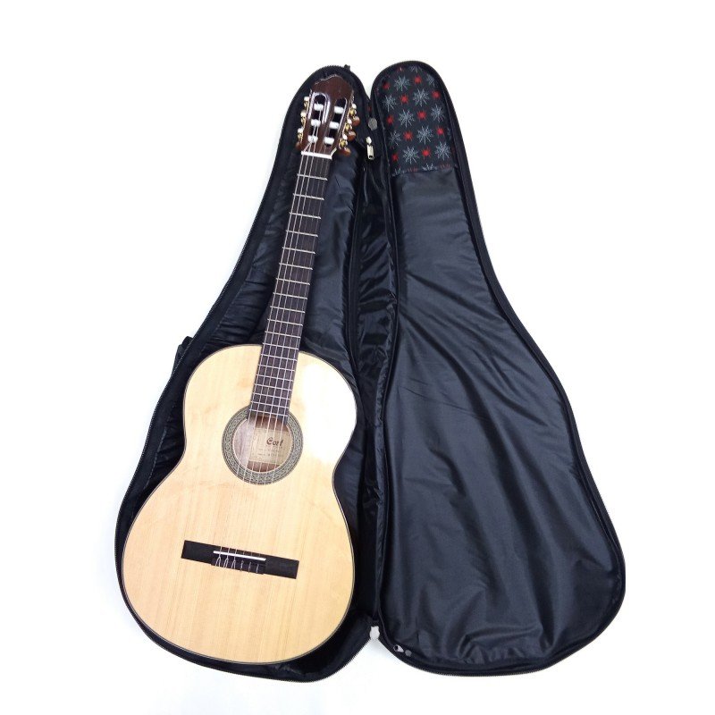 MZ-ChGC-3red/sp Чехол для классической гитары, красный/"паучки", MEZZO