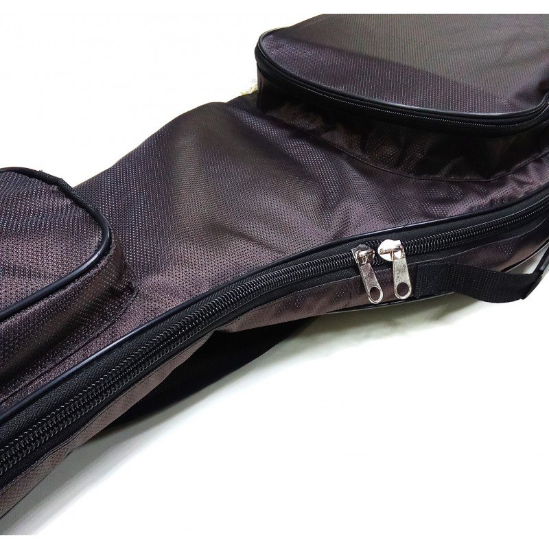 MZ-ChGE-3br Чехол для электрогитары, ткань добби коричневая, MEZZO