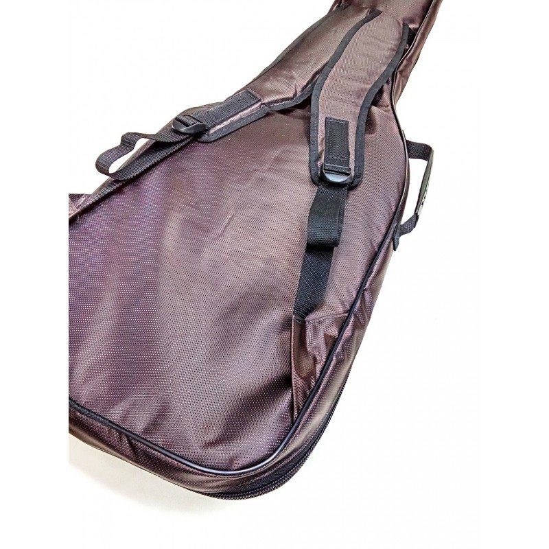 MZ-ChGE-3br Чехол для электрогитары, ткань добби коричневая, MEZZO