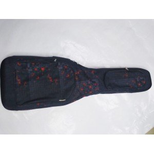 MZ-ChGE-3fire Чехол для электрогитары, ткань "камин", MEZZO