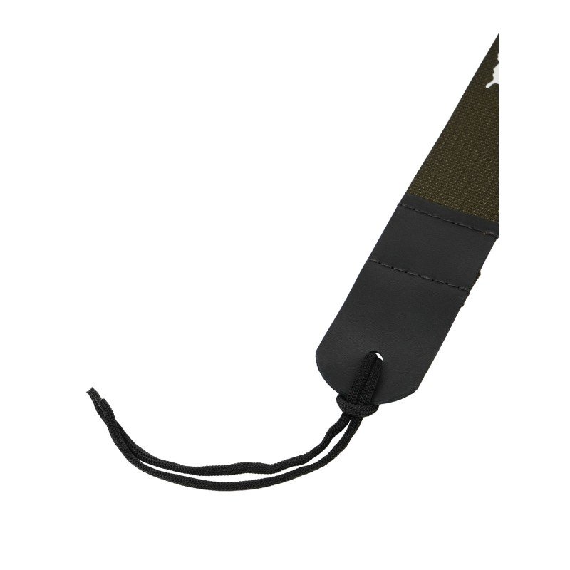 MZ-RG-5ApButterflyGh Ремень для гитары, зеленый хаки, аппликация Бабочка, MEZZO