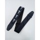 MZ-RGE-7-1ApChristBk Ремень для гитары, черный, аппликация Христос, MEZZO