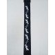 MZ-RGE-7-1ApLizardBk Ремень для гитары, черный, аппликация Ящерица, MEZZO