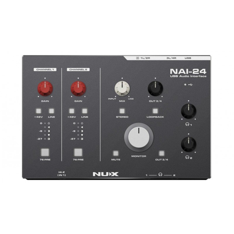 NAI-24 Аудиоинтерфейс USB, Nux NAI-24 Аудиоинтерфейс USB, Nux