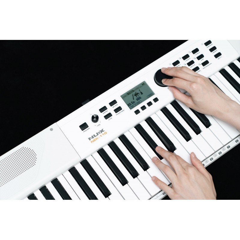 NEK-110-WH Синтезатор, 61 клавиша, автоаккомпанемент, белый, Nux NEK-110-WH Синтезатор, 61 клавиша, автоаккомпанемент, белый, Nux