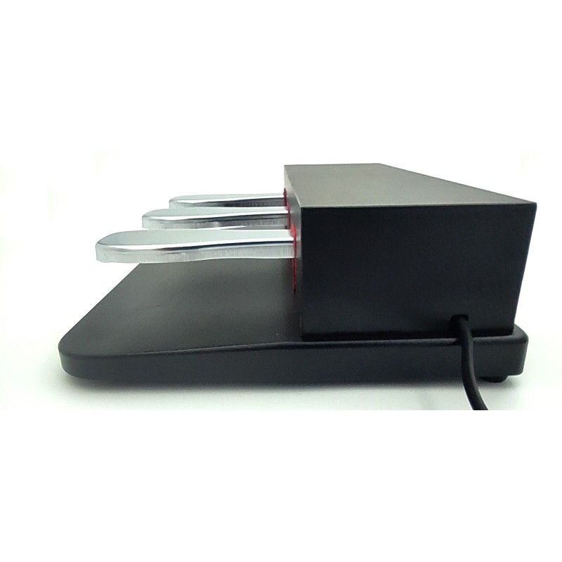 NTP-01B Педаль тройная для цифрового пианино Nux NPK, черная, TRINITY by UNIQKEYS