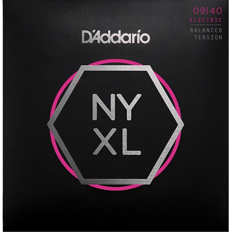 NYXL0940BT NYXL Комплект струн для электрогитары, Super Light, 09-40, D'Addario