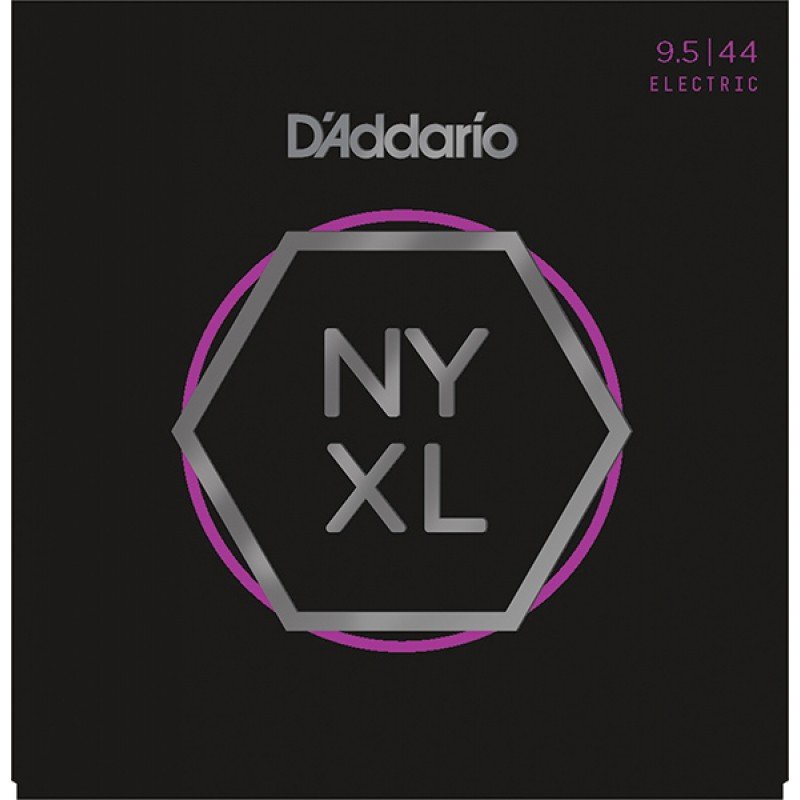 NYXL09544 NYXL Комплект струн для электрогитары, Super Light Plus, 9.5-44, D'Addario