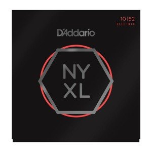 NYXL1052 NYXL Комплект струн для электрогитары, никелирован, L. Top/Heavy Bottom, 10-52, D'Addario