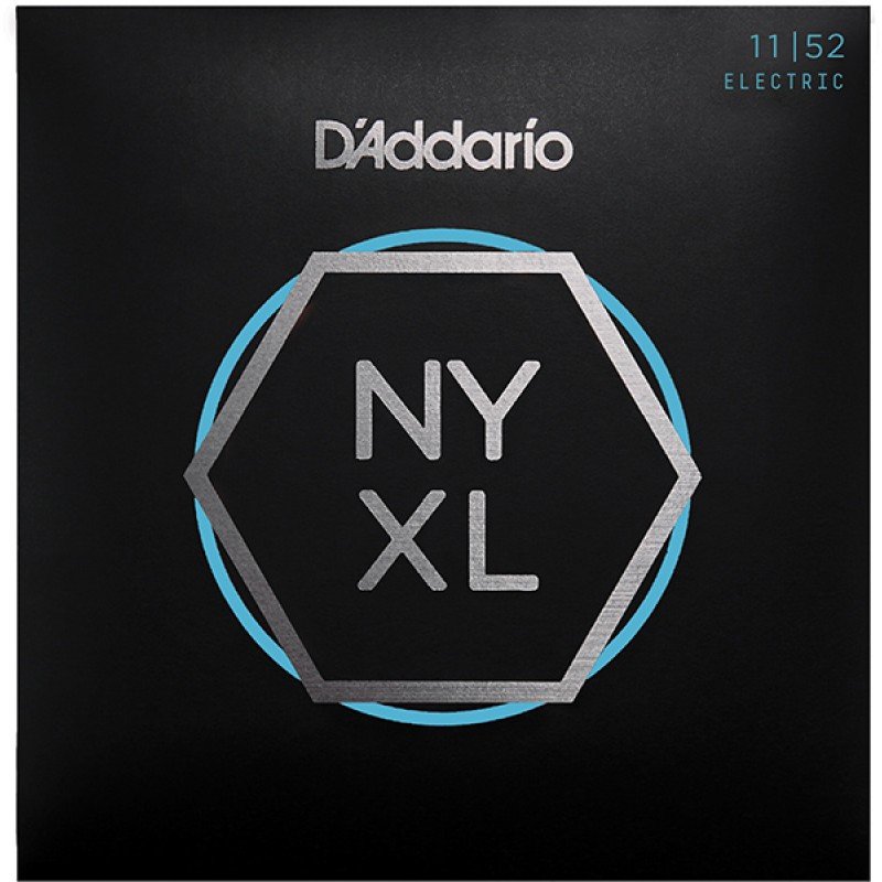 NYXL1152 NYXL Комплект струн для электрогитары, MTop / HBottom, 11-52, D'Addario