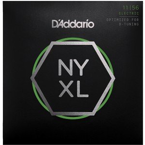 NYXL1156 NYXL Комплект струн для электрогитары, M Top / E-H Bottom, 11-56, D'Addario