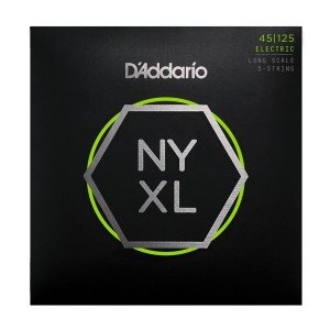 NYXL45125 Комплект струн для 5-струнной бас-гитары, Lt Top/Med Btm, 45-125, D'Addario NYXL45125 Комплект струн для 5-струнной бас-гитары, Lt Top/Med Btm, 45-125, D'Addario