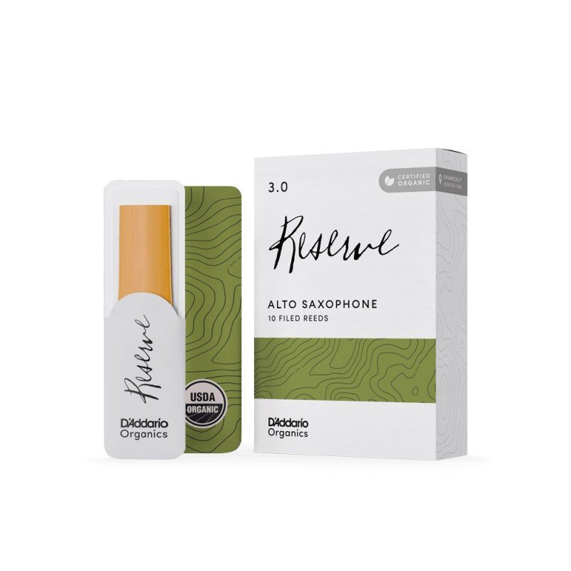ODJR1030 Organic Reserve Трости для саксофона альт, размер 3.0, 10 шт., Rico
